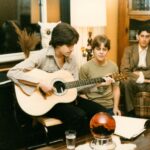 Ken playing guitar in 1983