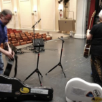Ken setting up for Janis Ian at The Kate in Old Saybrook, CT