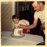 Ken and father Gabe in 1967
