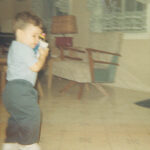 Ken at Grandmother's house in Canada around 1968