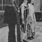 Newspaper clipping of Ken in play sometime around 1974-1975