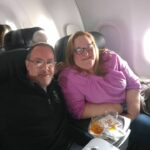 Ken and Lisa on a plane